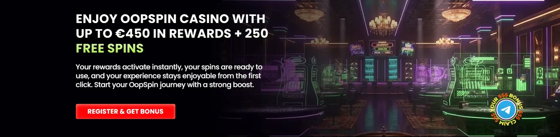 Oopspin Casino Willkommensbonus